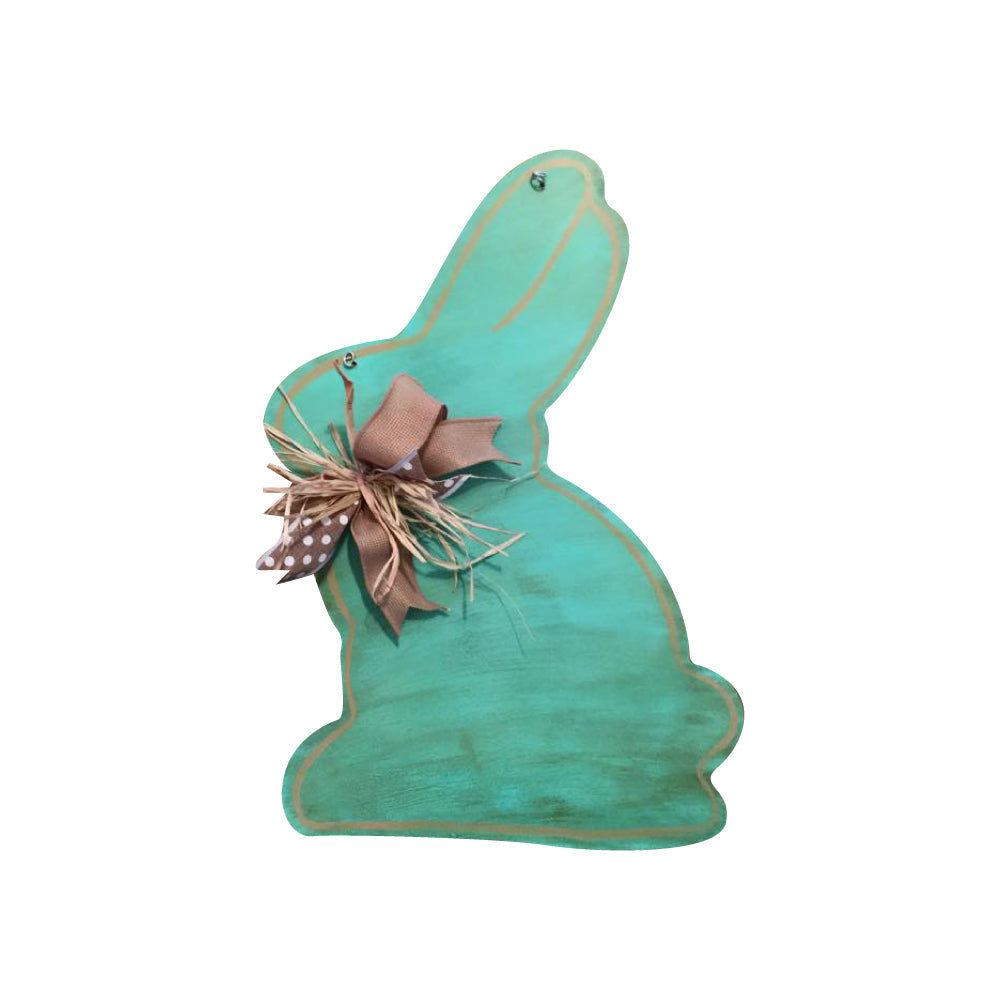 Basic Shape Rabbit MDF Cutout Silhouette Style 7 - Unfinished For DIY