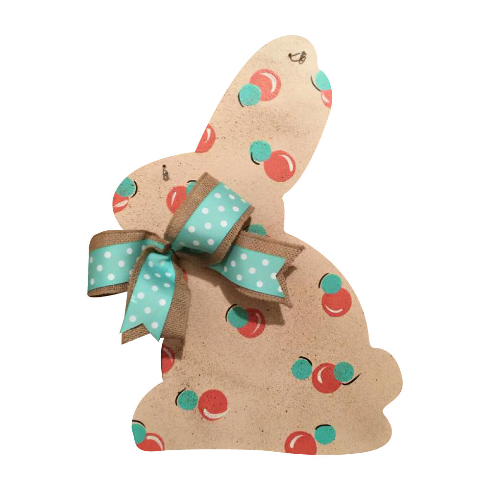 Basic Shape Rabbit MDF Cutout Silhouette Style 7 - Unfinished For DIY
