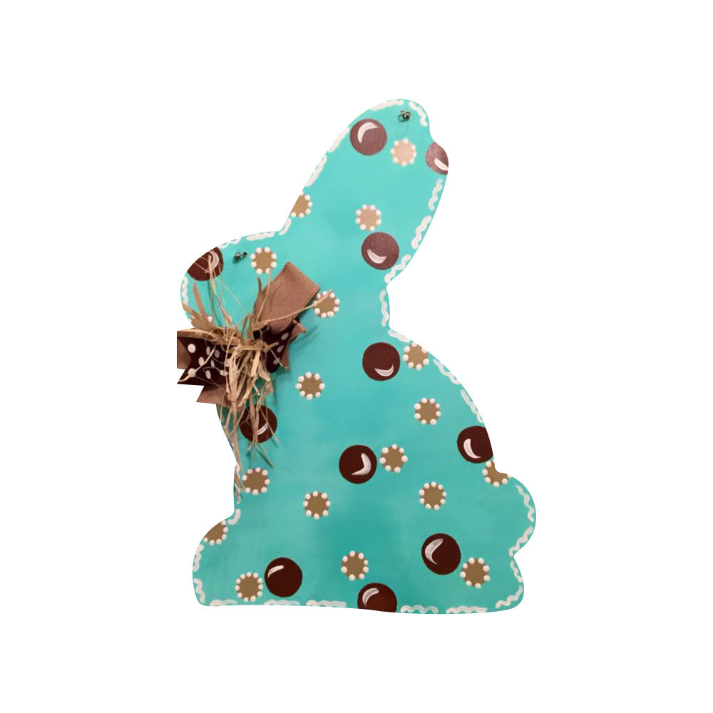 Basic Shape Rabbit MDF Cutout Silhouette Style 7 - Unfinished For DIY