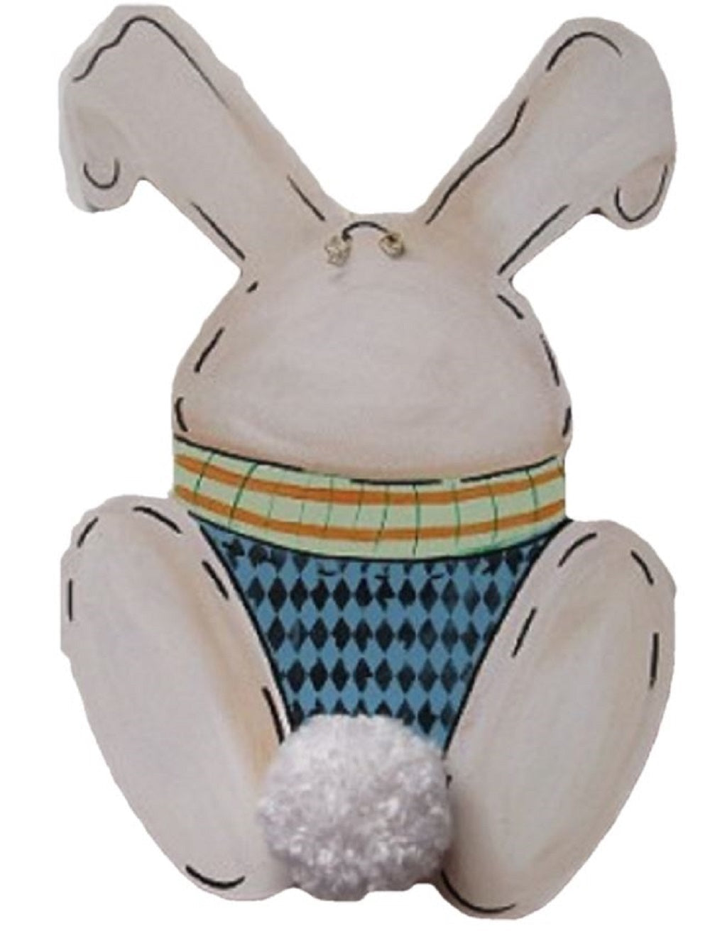 Basic Shape Rabbit MDF Cutout Silhouette Style 9 - Unfinished For DIY