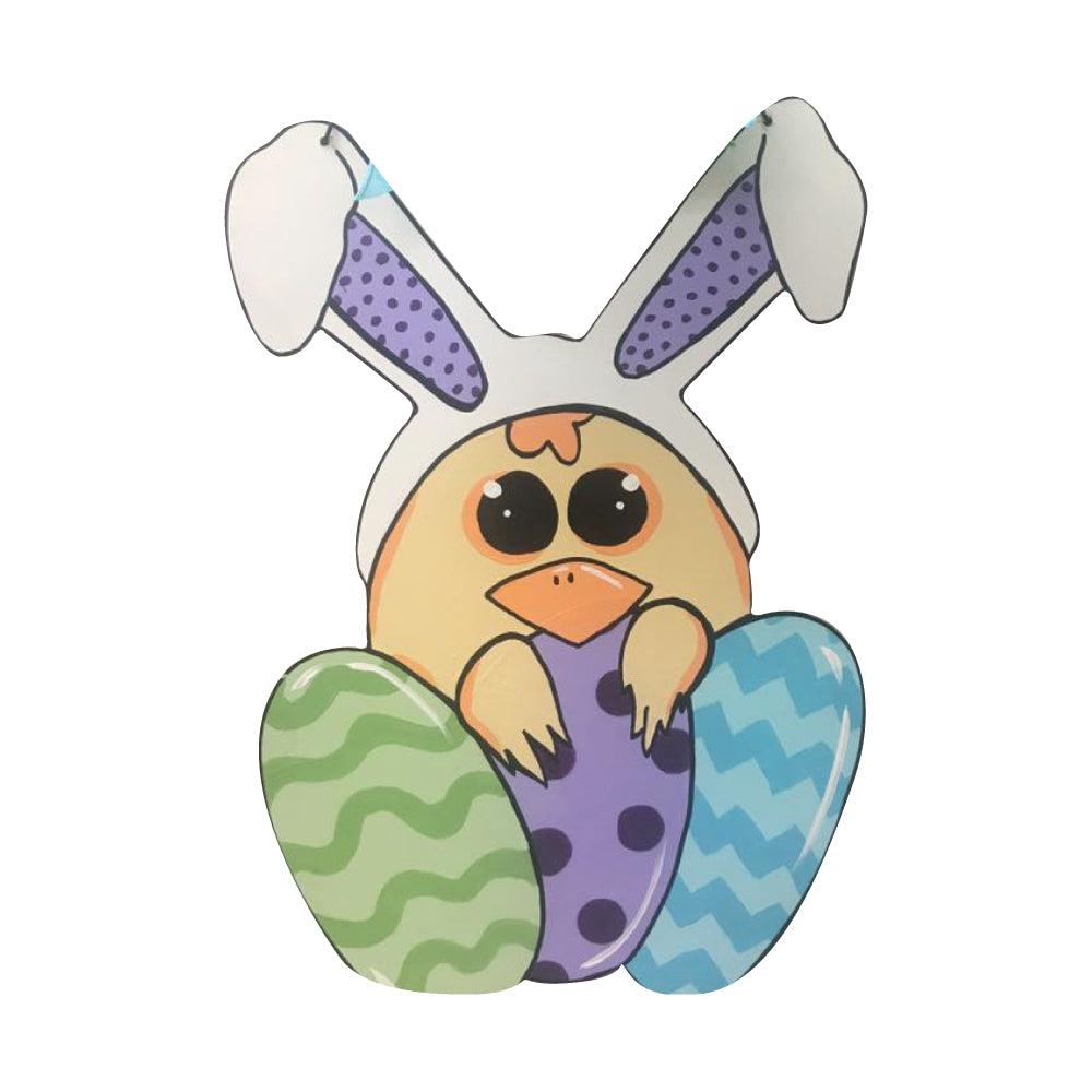 Basic Shape Rabbit MDF Cutout Silhouette Style 9 - Unfinished For DIY