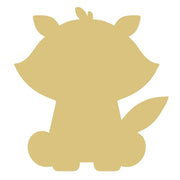 Basic Shape Raccoon MDF Cutout Sitting Silhouette - Unfinished For DIY