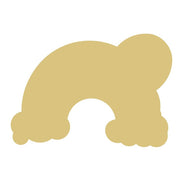 Basic Shape Rainbow MDF Cutout Cloud Arch - Unfinished For DIY