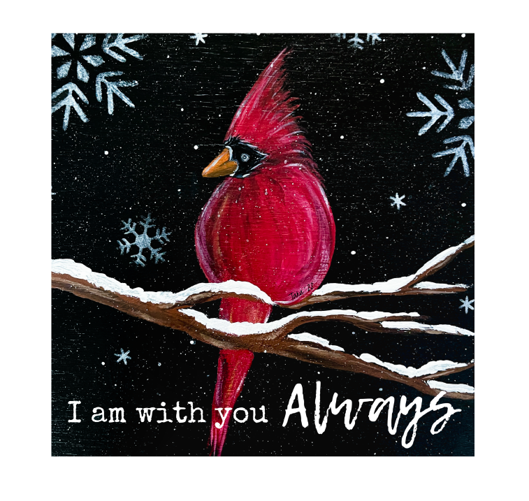 RED COLONY TREE FARM I AM ALWAYS WITH YOU RED BIRD