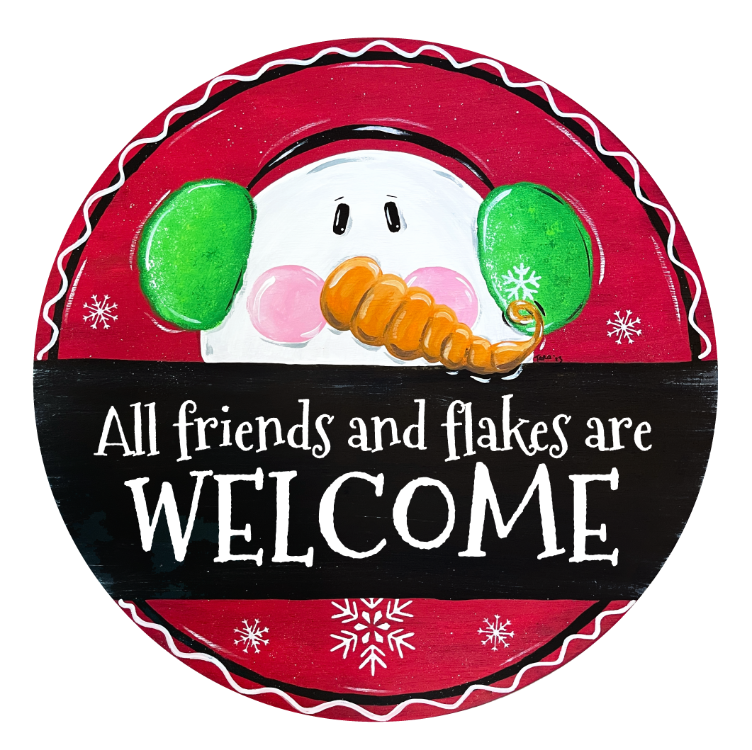 RED COLONY TREE FARM ALL FRIENDS AND FLAKES ARE WELCOME