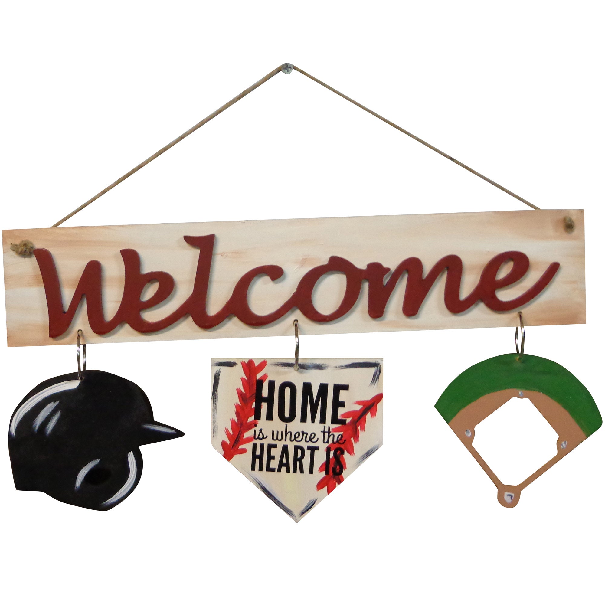 Basic Shape Home Base Plate MDF Cutout Baseball Silhouette - Unfinished For DIY