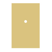 Basic Shape Rectangle With Center Hole MDF Cutout Plain - Unfinished For DIY