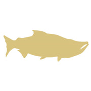 Basic Shape Salmon MDF Cutout Coastal Decor - Unfinished For DIY