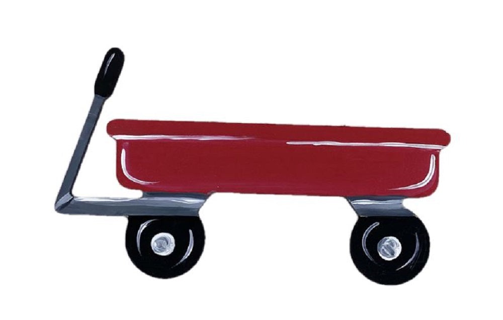 Basic Shape Wagon MDF Cutout Silhouette - Unfinished For DIY