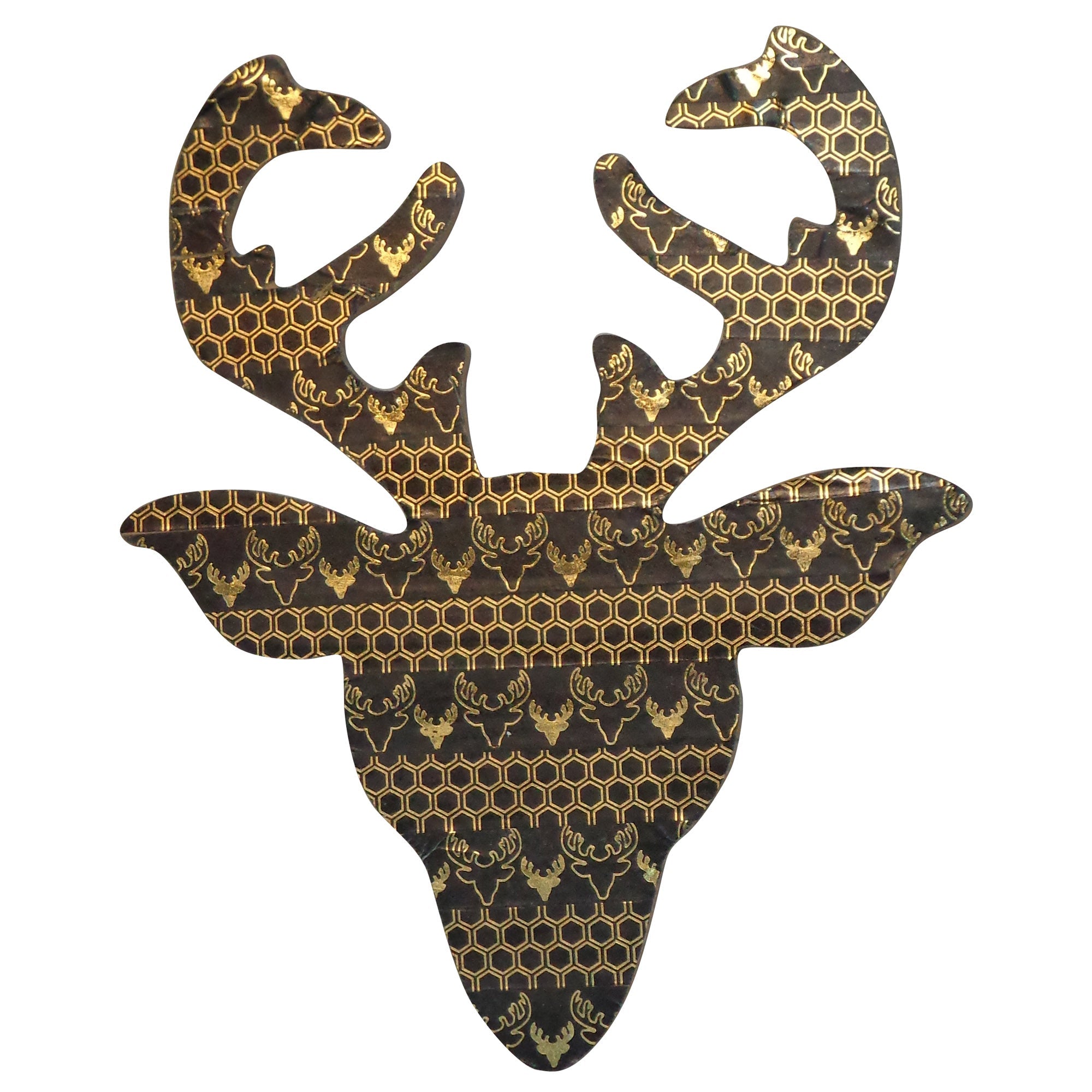 Basic Shape Reindeer MDF Cutout Deer Silhouette - Unfinished For DIY