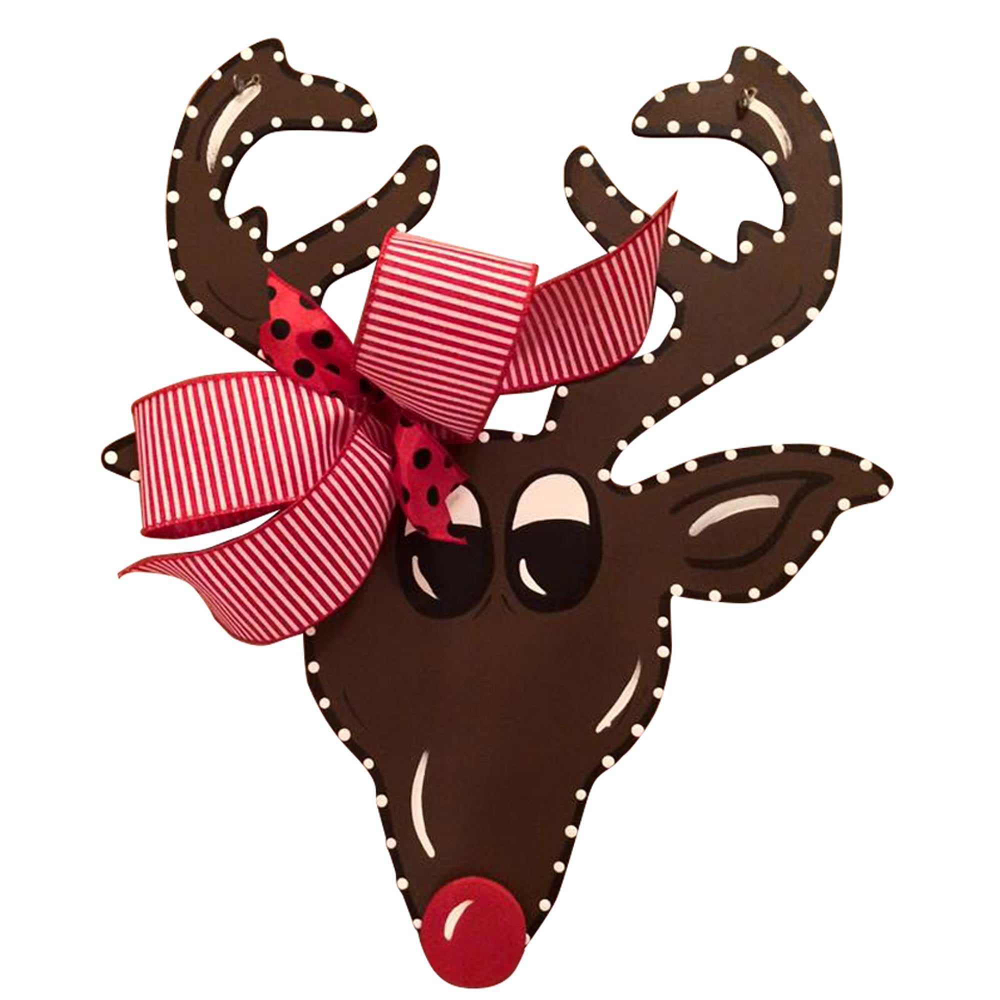 Basic Shape Reindeer MDF Cutout Deer Silhouette - Unfinished For DIY