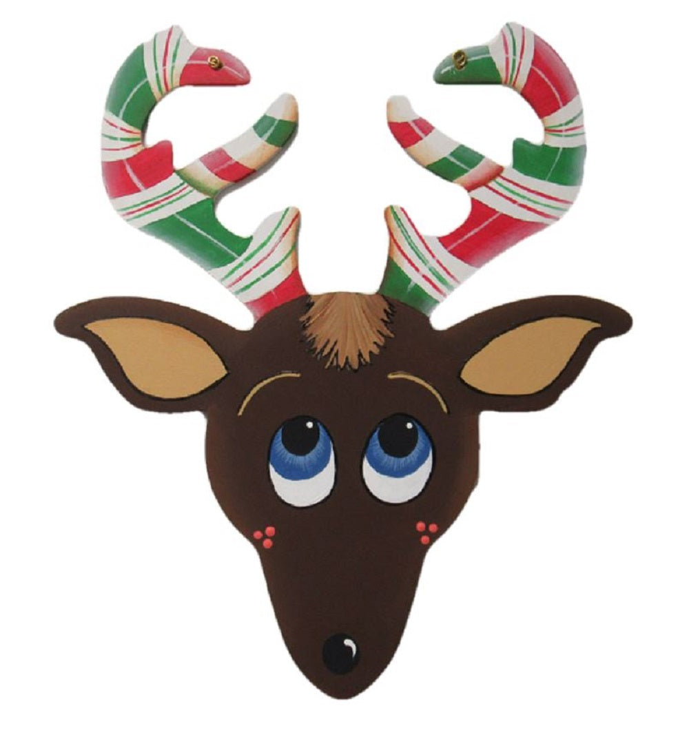 Basic Shape Reindeer MDF Cutout Deer Silhouette - Unfinished For DIY