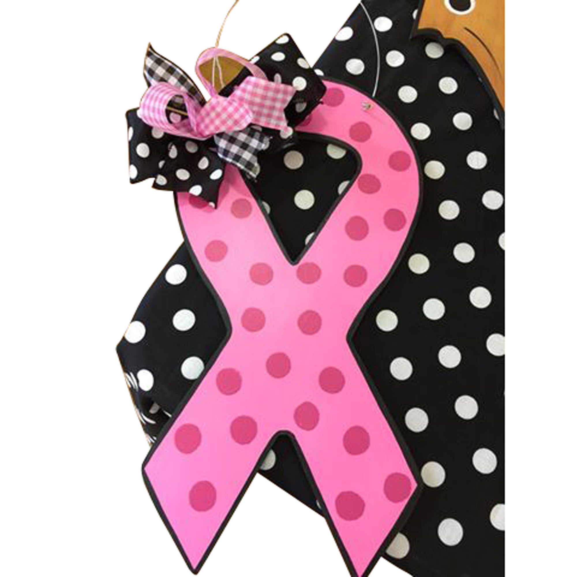 Basic Shape Awareness Ribbon MDF Cutout Silhouette - Unfinished For DIY
