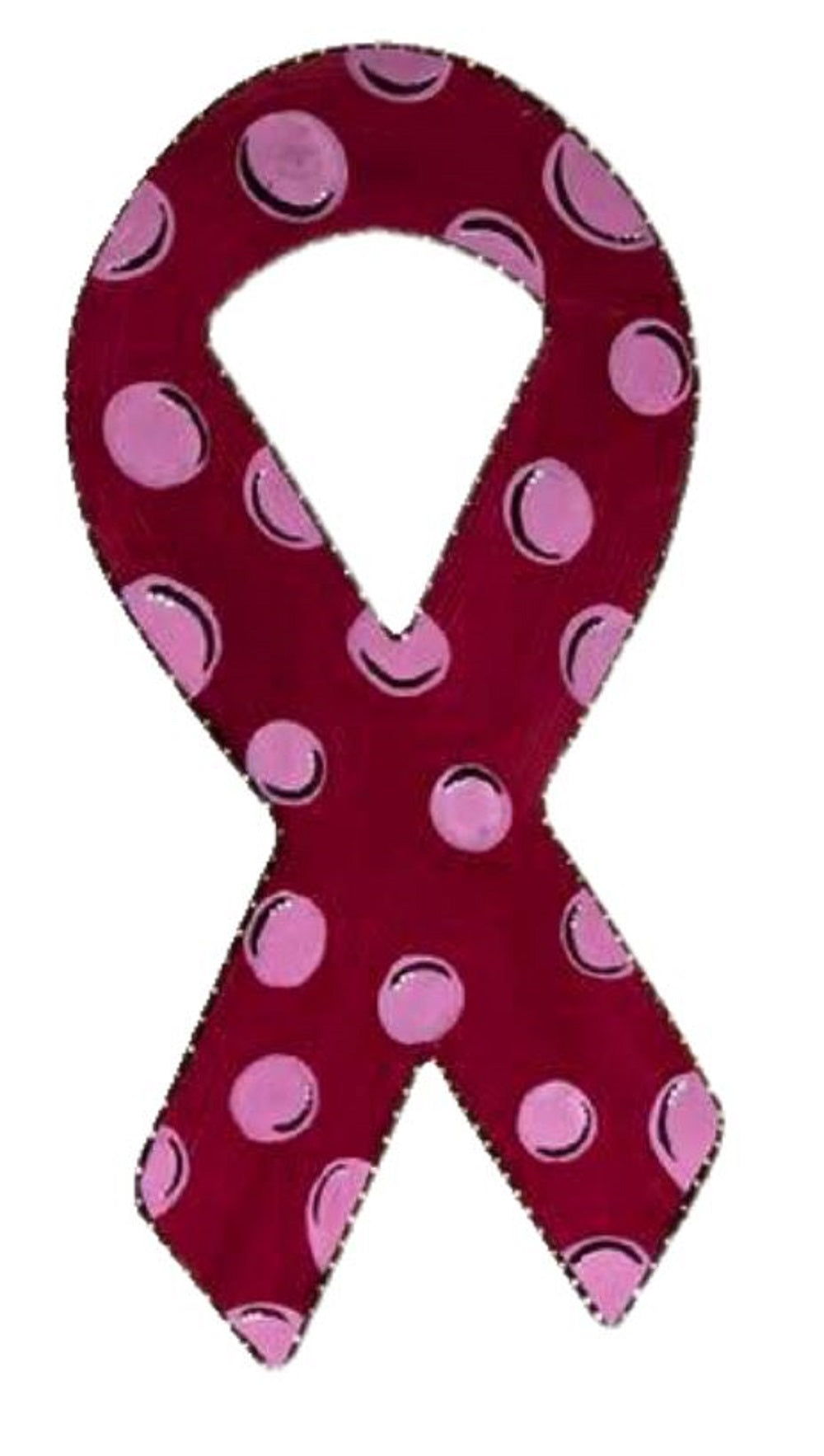 Basic Shape Awareness Ribbon MDF Cutout Silhouette - Unfinished For DIY