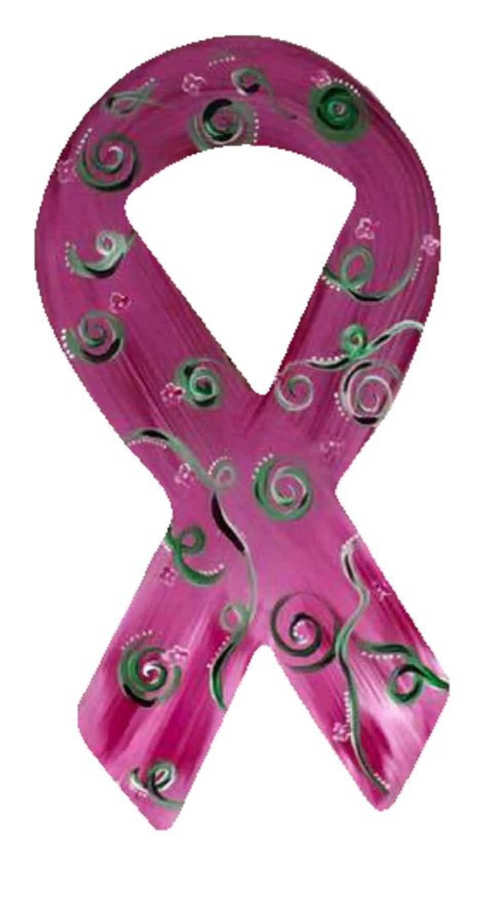 Basic Shape Awareness Ribbon MDF Cutout Silhouette - Unfinished For DIY