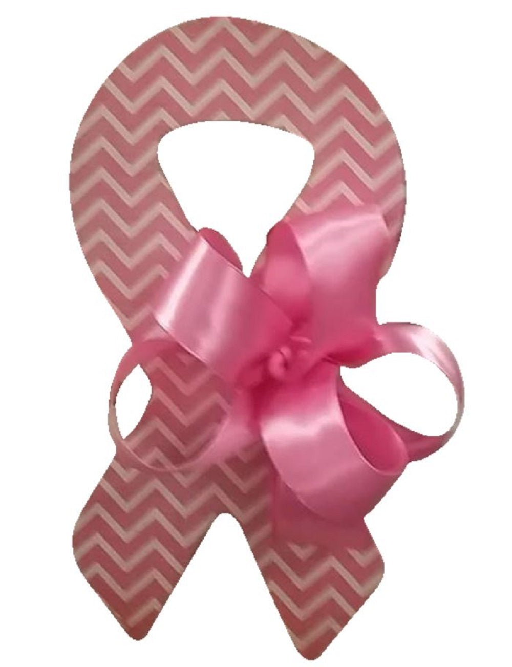 Basic Shape Awareness Ribbon MDF Cutout Silhouette - Unfinished For DIY