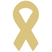 Basic Shape Awareness Ribbon MDF Cutout Silhouette - Unfinished For DIY
