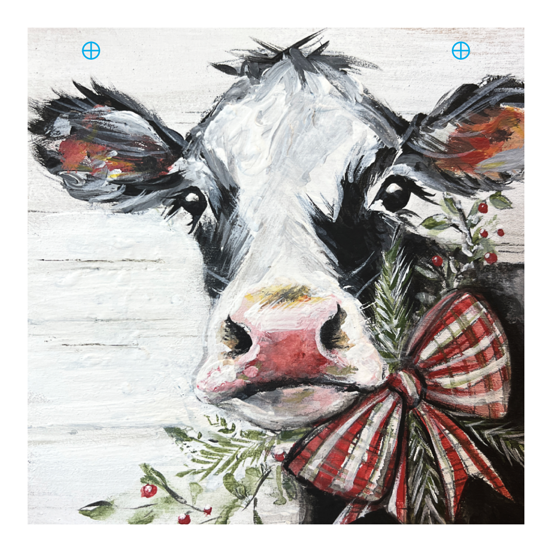 RiOak WESTERN DESIGN WINTER COW