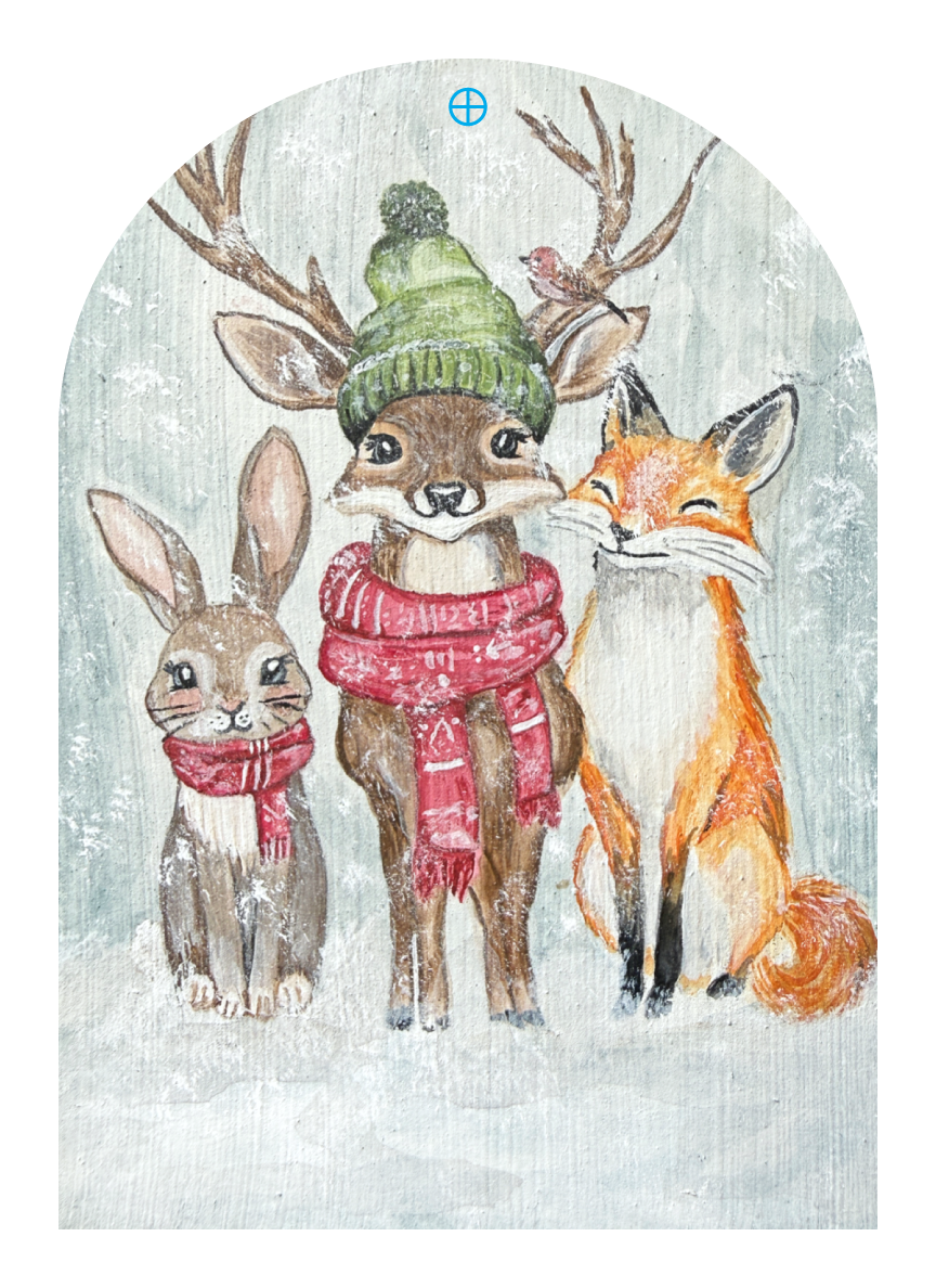 RiOak WESTERN DESIGN WINTER WILD FRIENDS