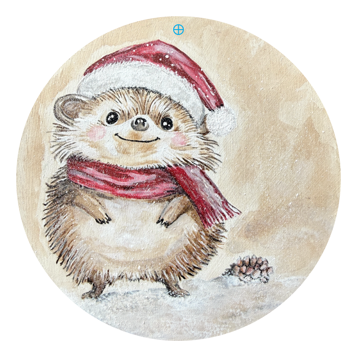 RiOak WESTERN DESIGN WINTER HEDGEHOG