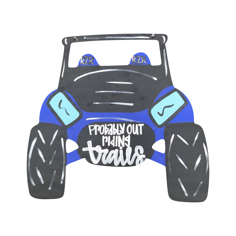 Basic Shape RZR MDF Cutout Silhouette - Unfinished For DIY