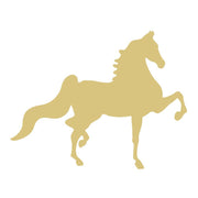 Basic Shape Rearing Horse MDF Cutout Silhouette Style 1 - Unfinished For DIY