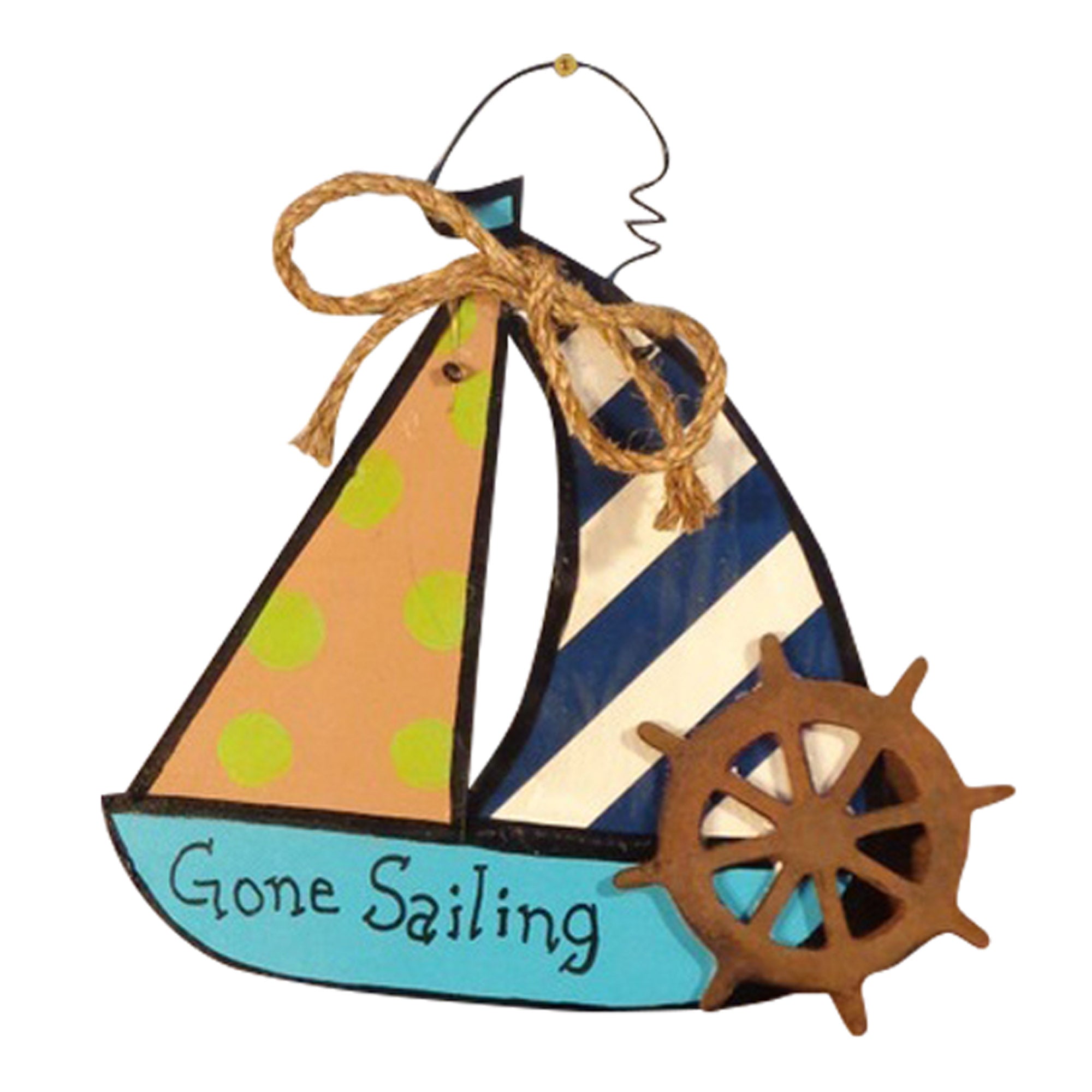 Basic Shape Sailboat MDF Cutout Silhouette - Unfinished For DIY