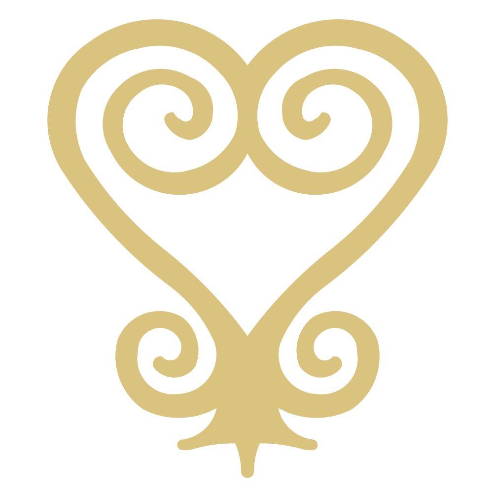 Basic Shape Sankofa Symbol MDF Cutout - Unfinished For DIY