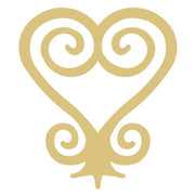 Basic Shape Sankofa Symbol MDF Cutout - Unfinished For DIY