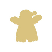 Basic Shape Santa MDF Cutout Holiday Figure - Unfinished For DIY