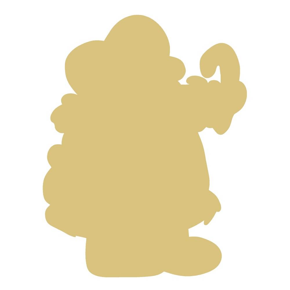 Basic Shape Santa MDF Cutout Christmas Silhouette - Unfinished For DIY