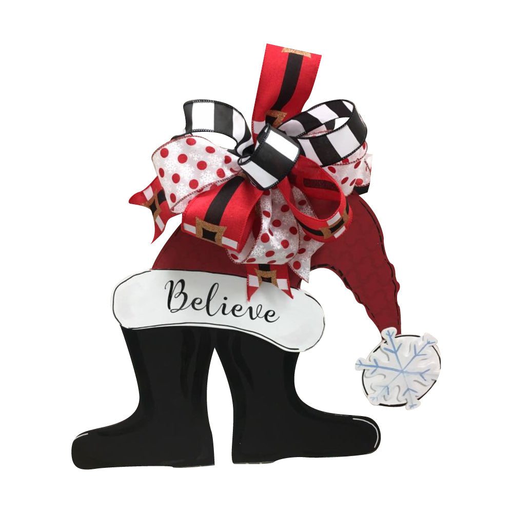 Basic Shape Santa Hat MDF Cutout Christmas Silhouette - Unfinished For DIY