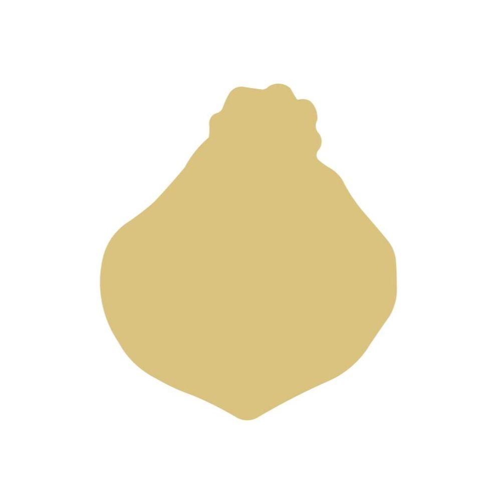 Basic Shape Santa Head MDF Cutout Santa Silhouette Style 1 - Unfinished For DIY