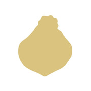 Basic Shape Santa Head MDF Cutout Santa Silhouette Style 1 - Unfinished For DIY