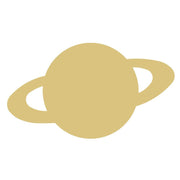 Basic Shape Saturn MDF Cutout Ringed Planet Silhouette - Unfinished For DIY