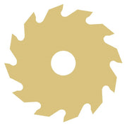 Basic Shape Circular Saw Blade MDF Cutout Silhouette - Unfinished For DIY