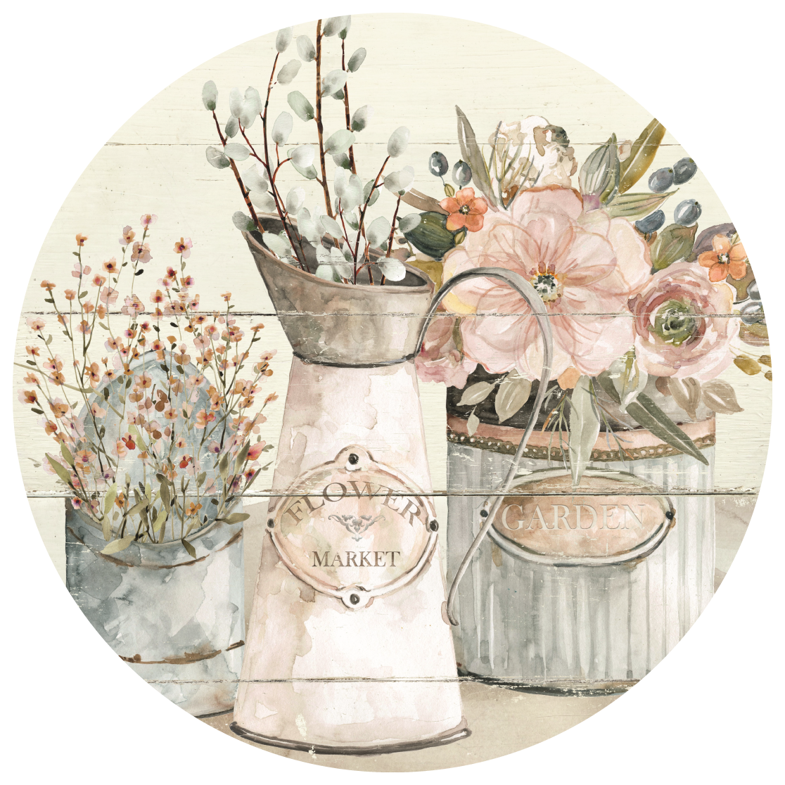PAULA  GRAFSTEIN FLOWERS IN A WATER PITCHER FLOWER MARKET