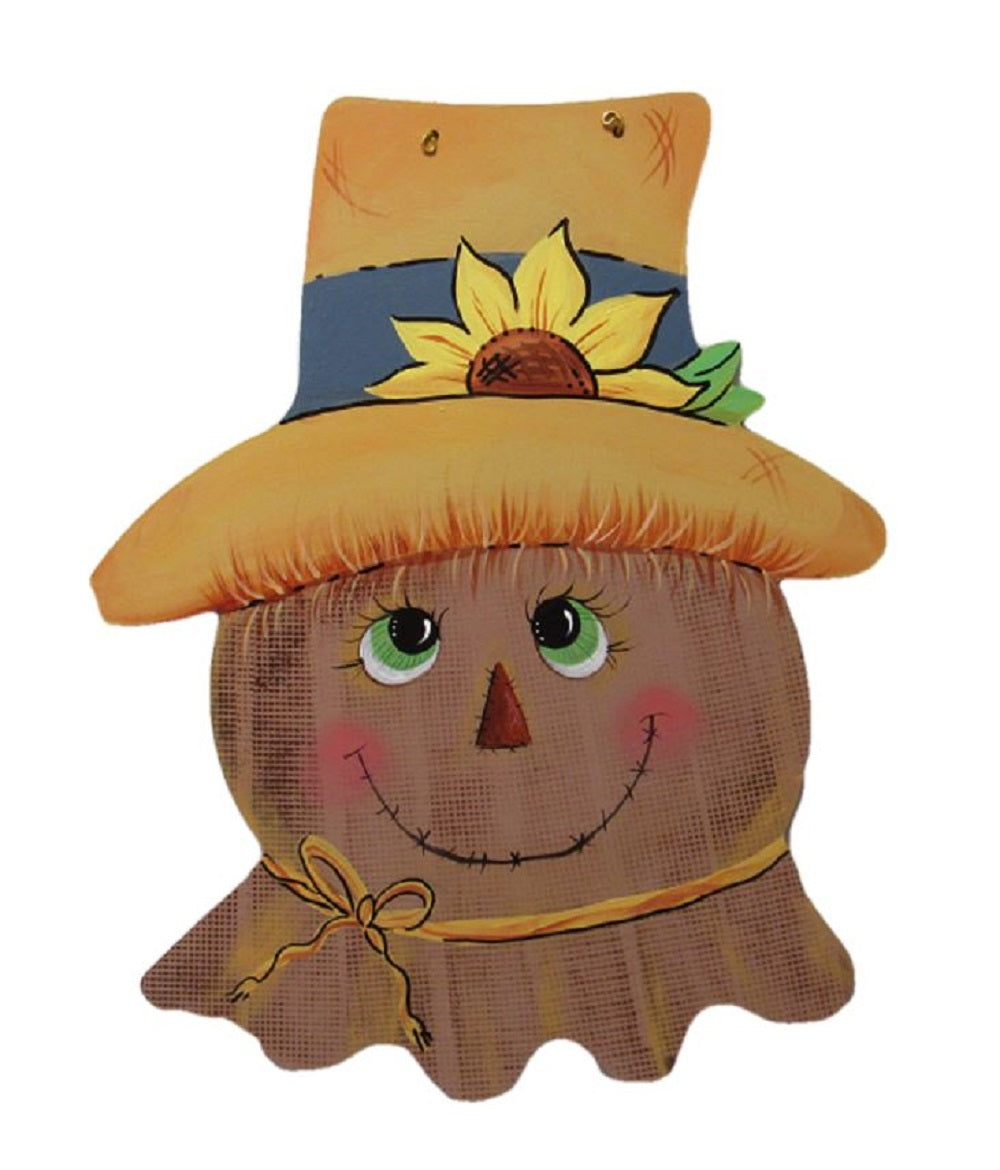 Basic Shape Scarecrow MDF Cutout Autumn Harvest Silhouette - Unfinished For DIY