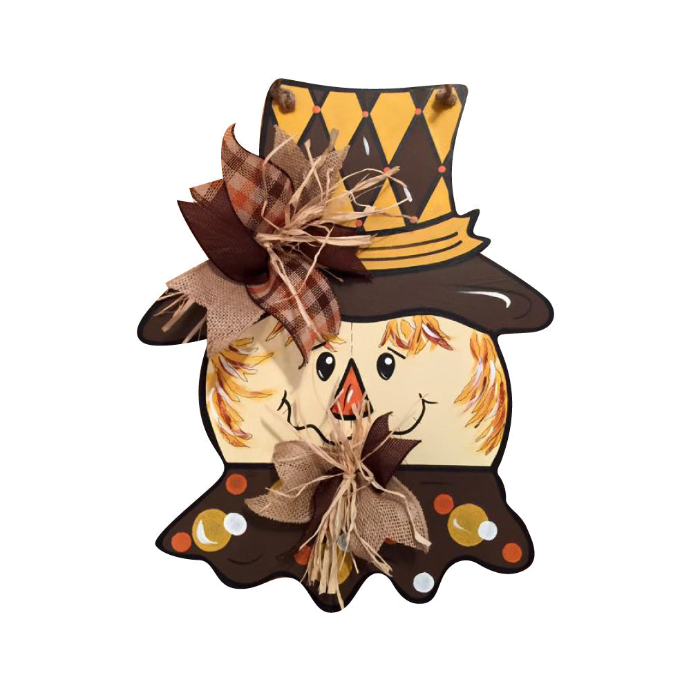 Basic Shape Scarecrow MDF Cutout Autumn Harvest Silhouette - Unfinished For DIY