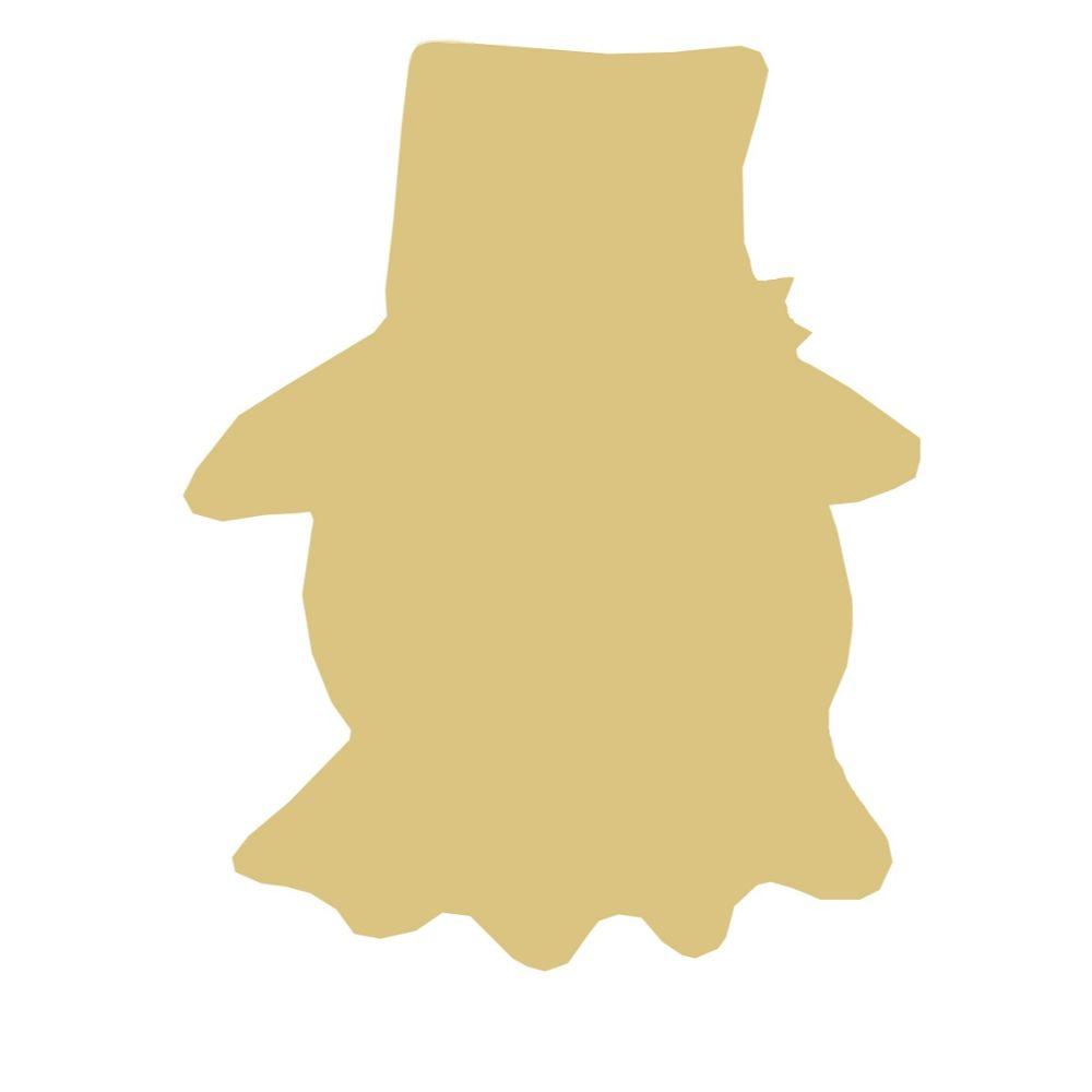 Basic Shape Scarecrow MDF Cutout Autumn Harvest Silhouette - Unfinished For DIY