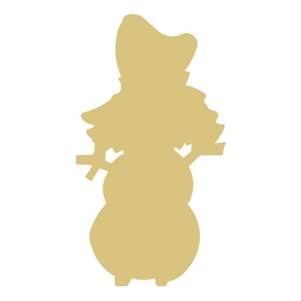 Basic Shape Scarecrow MDF Cutout Decor - Unfinished For DIY