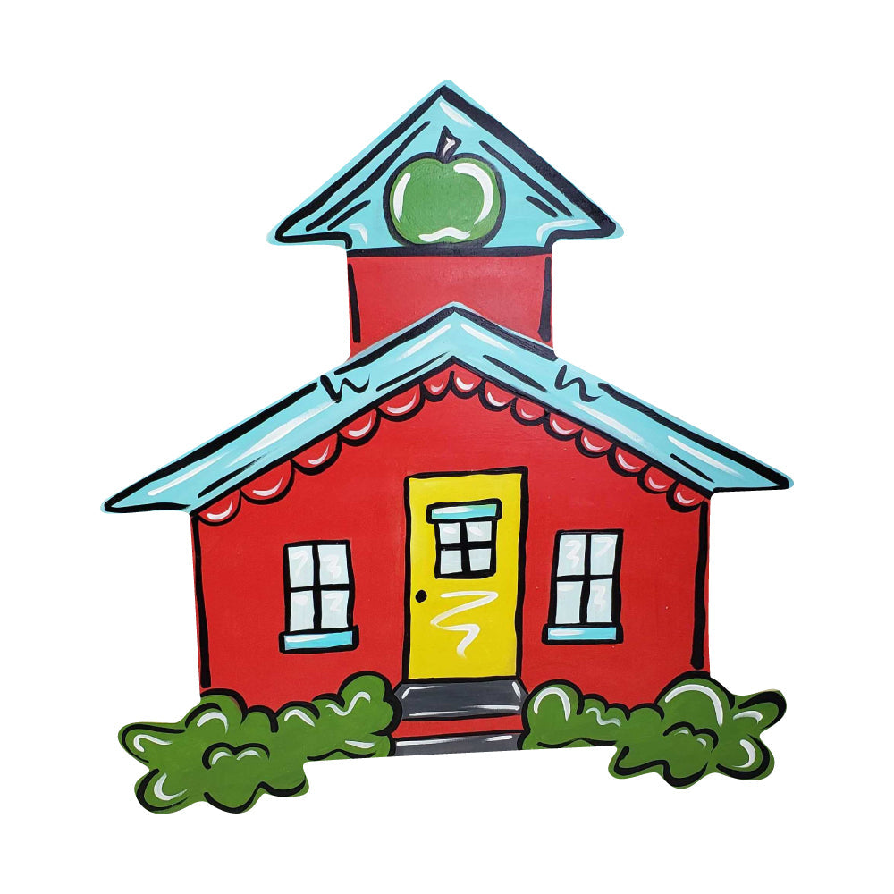 Basic Shape House MDF Cutout House Silhouette Style 3 - Unfinished For DIY