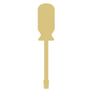 Basic Shape Screw Driver MDF Cutout Silhouette - Unfinished For DIY