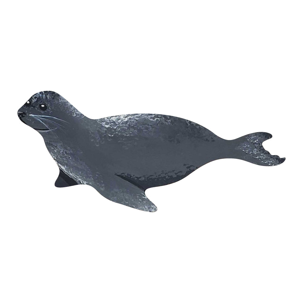 Basic Shape Seal MDF Cutout Sea Life Silhouette - Unfinished For DIY