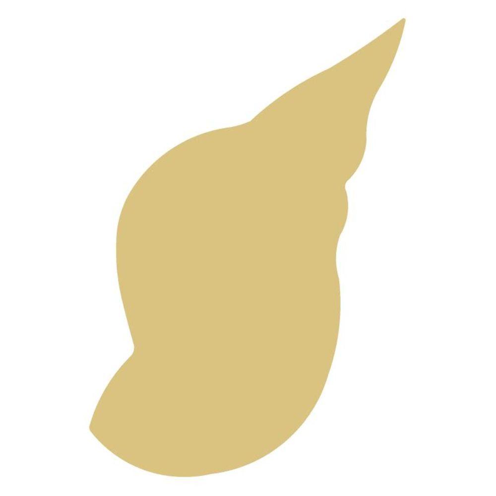 Basic Shape Seashell MDF Cutout Clam Silhouette - Unfinished For DIY