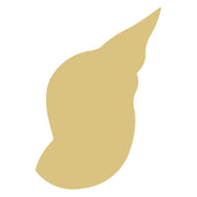 Basic Shape Seashell MDF Cutout Clam Silhouette - Unfinished For DIY
