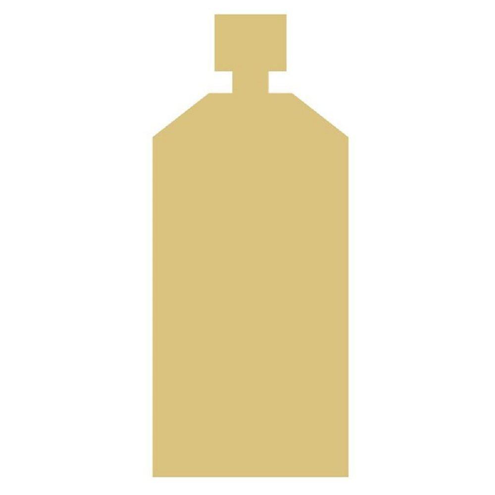 Basic Shape Shampoo Bottle MDF Cutout Silhouette - Unfinished For DIY