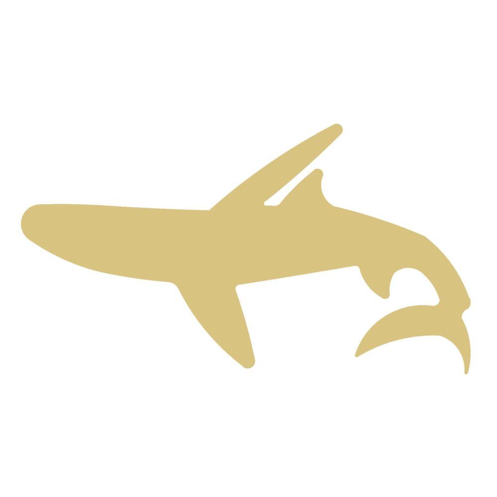 Basic Shape Shark MDF Cutout Silhouette Style 4 - Unfinished For DIY