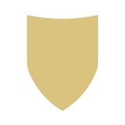 Basic Shape Shield MDF Cutout Silhouette Style 4 - Unfinished For DIY