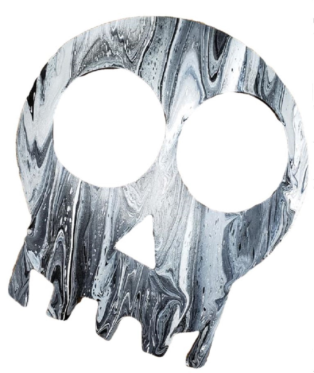 Basic Shape Skull MDF Cutout Halloween Silhouette - Unfinished For DIY